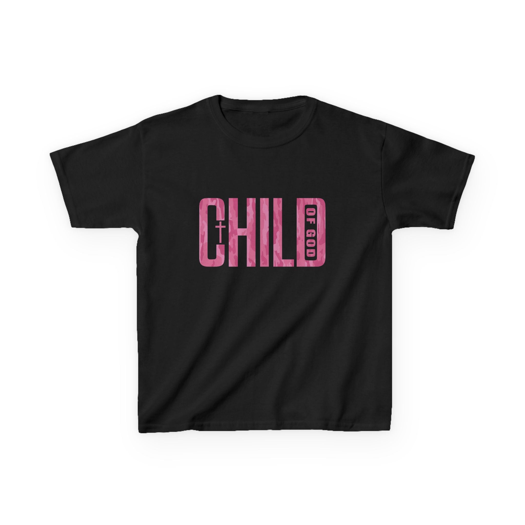 Youth Child of God Pink Camo Tee