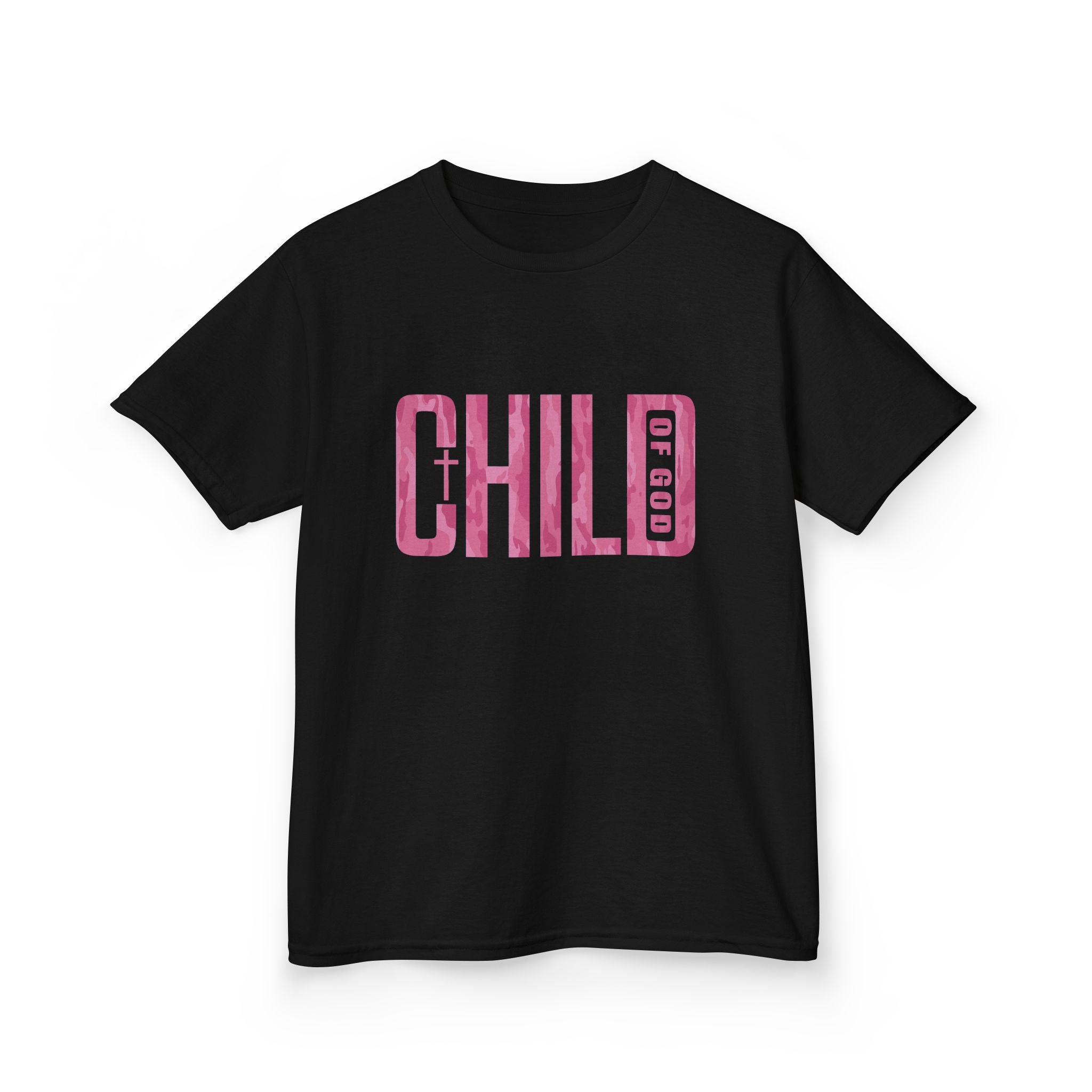 Youth Child of God Pink Camo Tee
