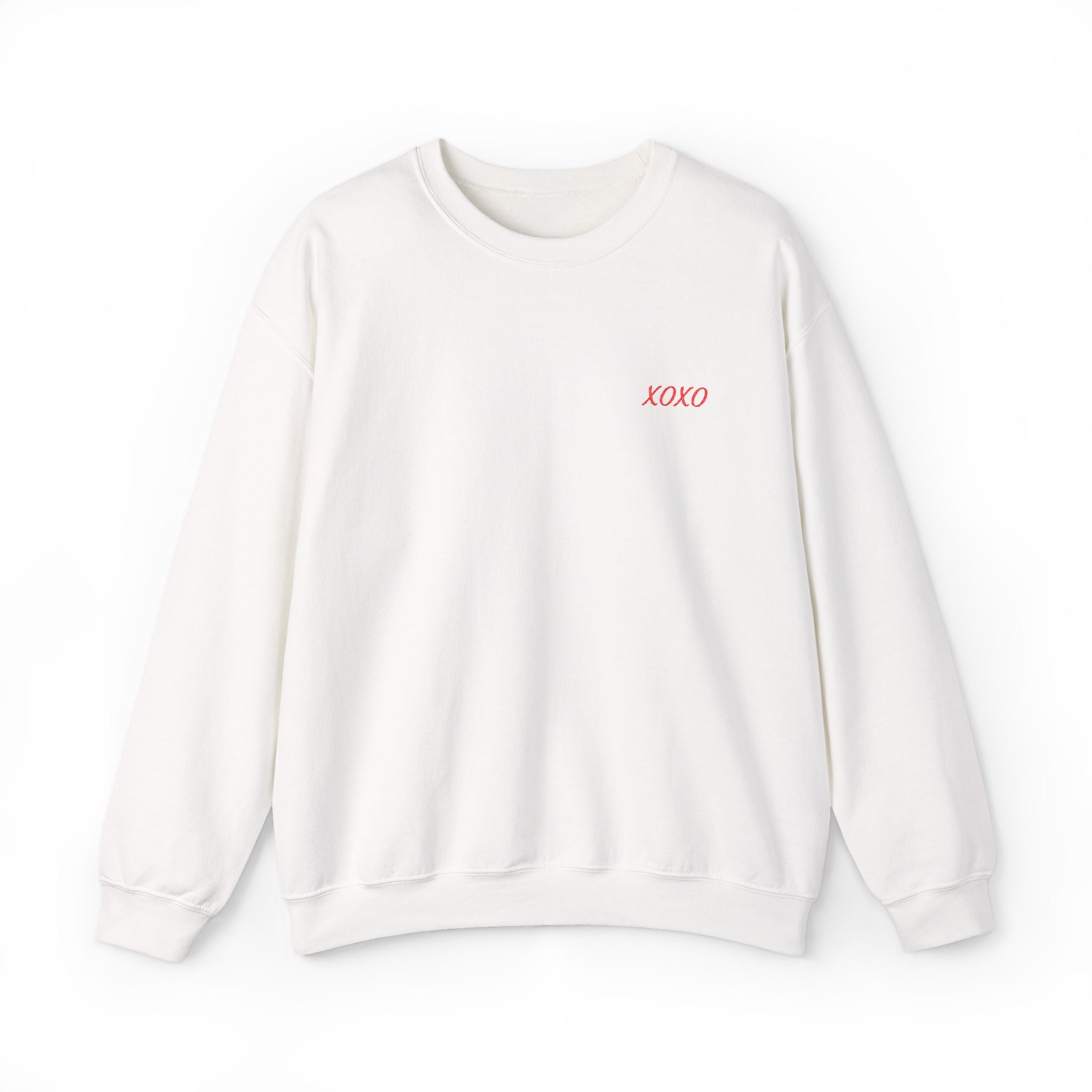 XOXO Embroidered Crewneck Sweatshirt