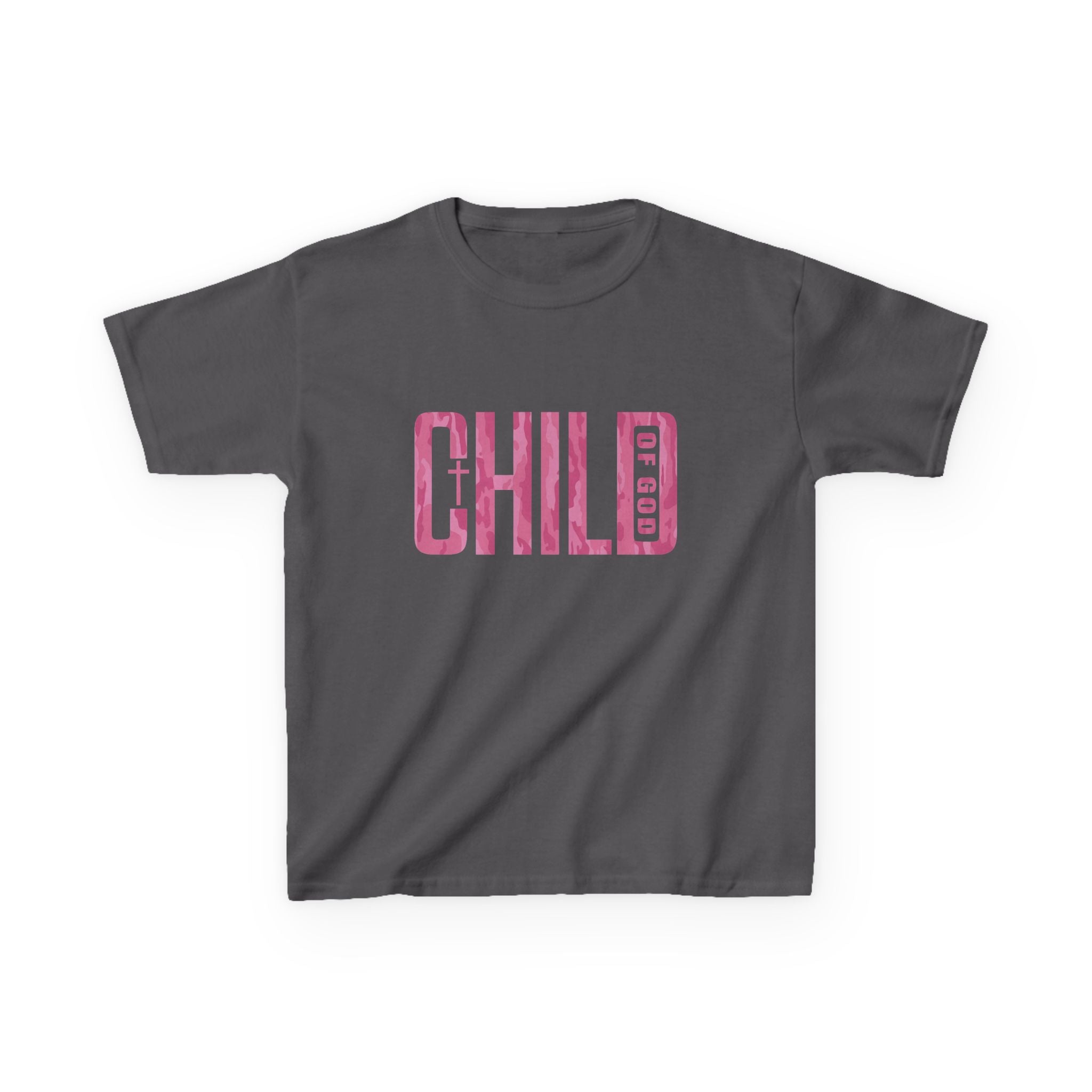 Youth Child of God Pink Camo Tee