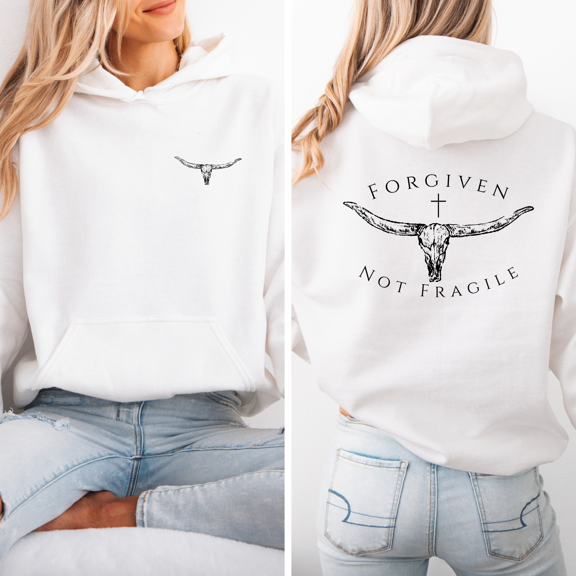 Forgiven Not Fragile Hoodie