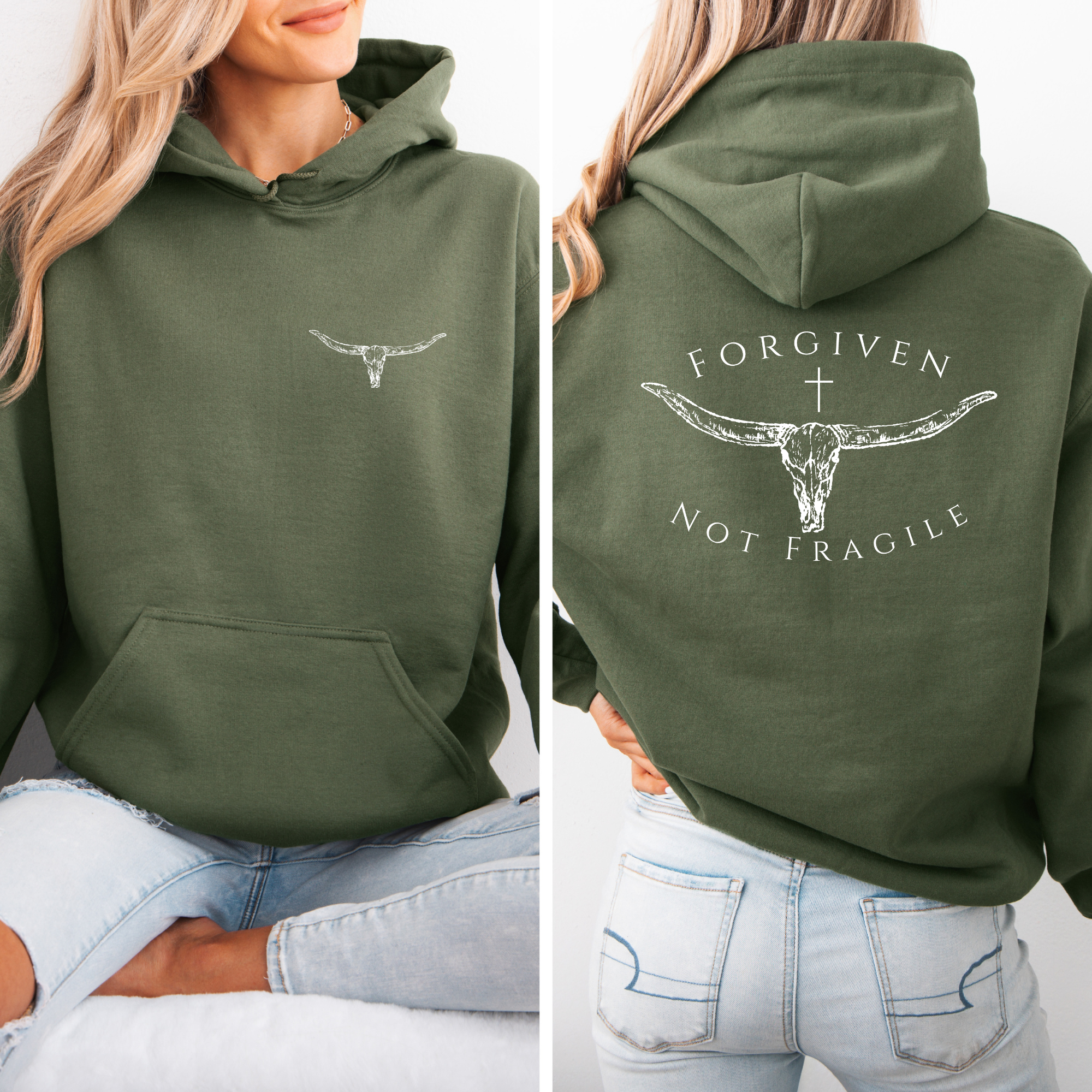 Forgiven Not Fragile Hoodie