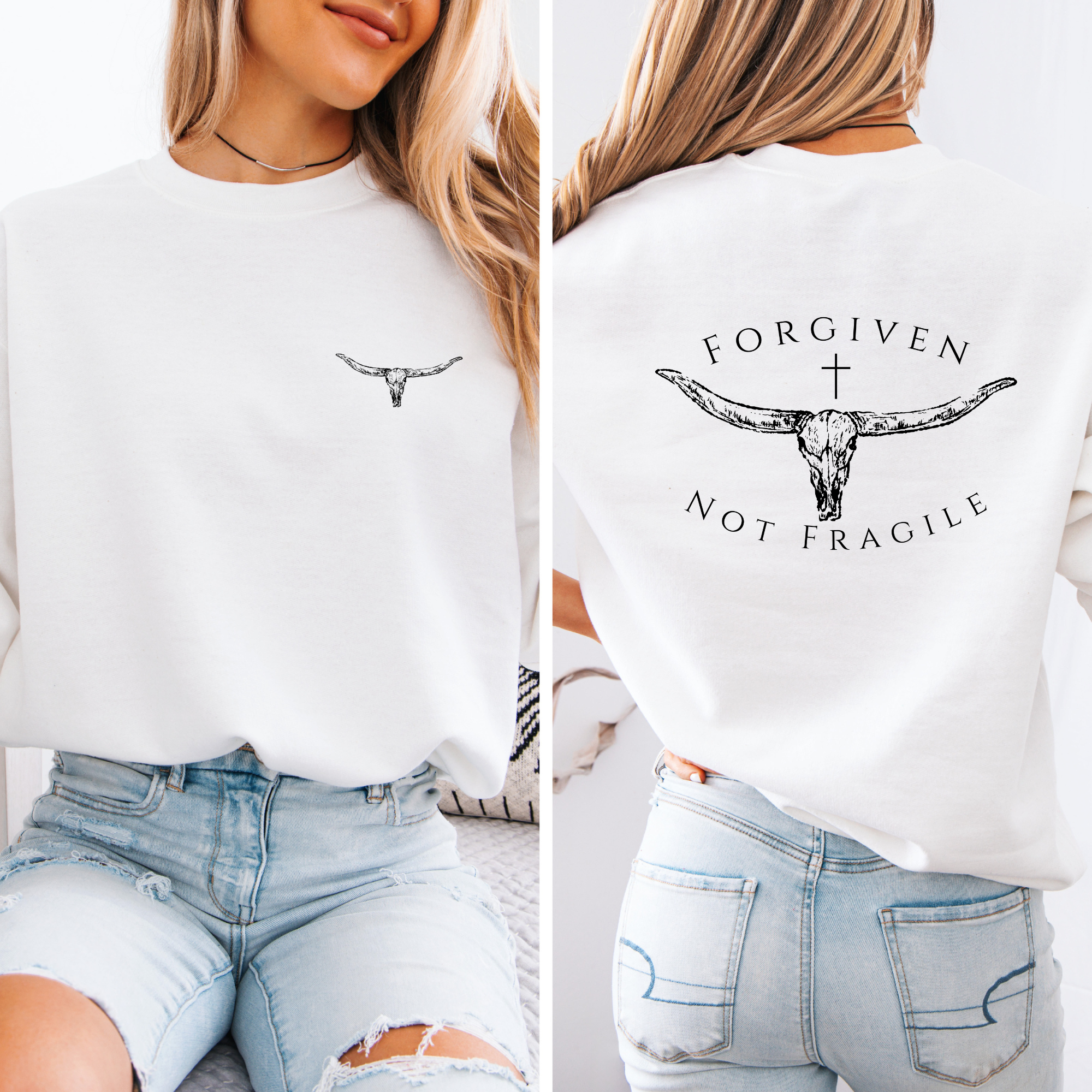 Forgiven Not Fragile Crewneck