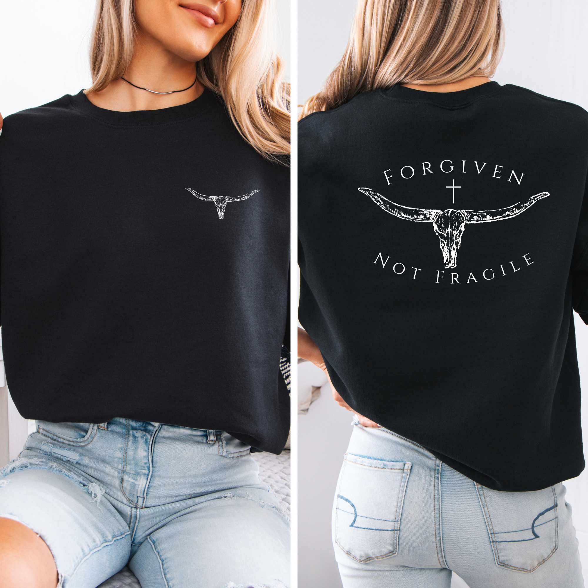 Forgiven Not Fragile Crewneck
