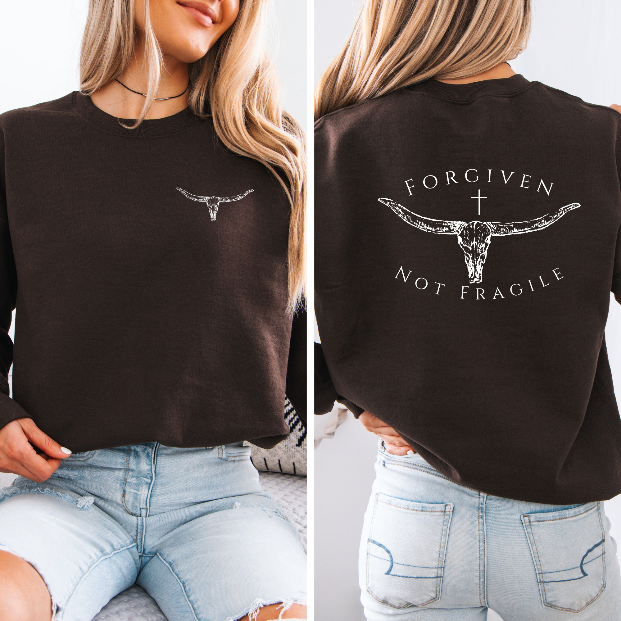 Forgiven Not Fragile Crewneck