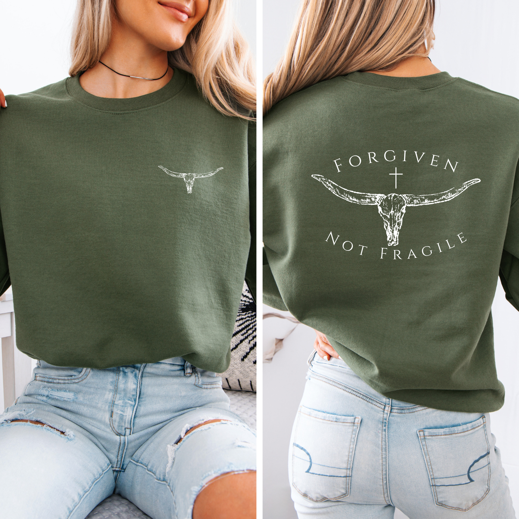 Forgiven Not Fragile Crewneck