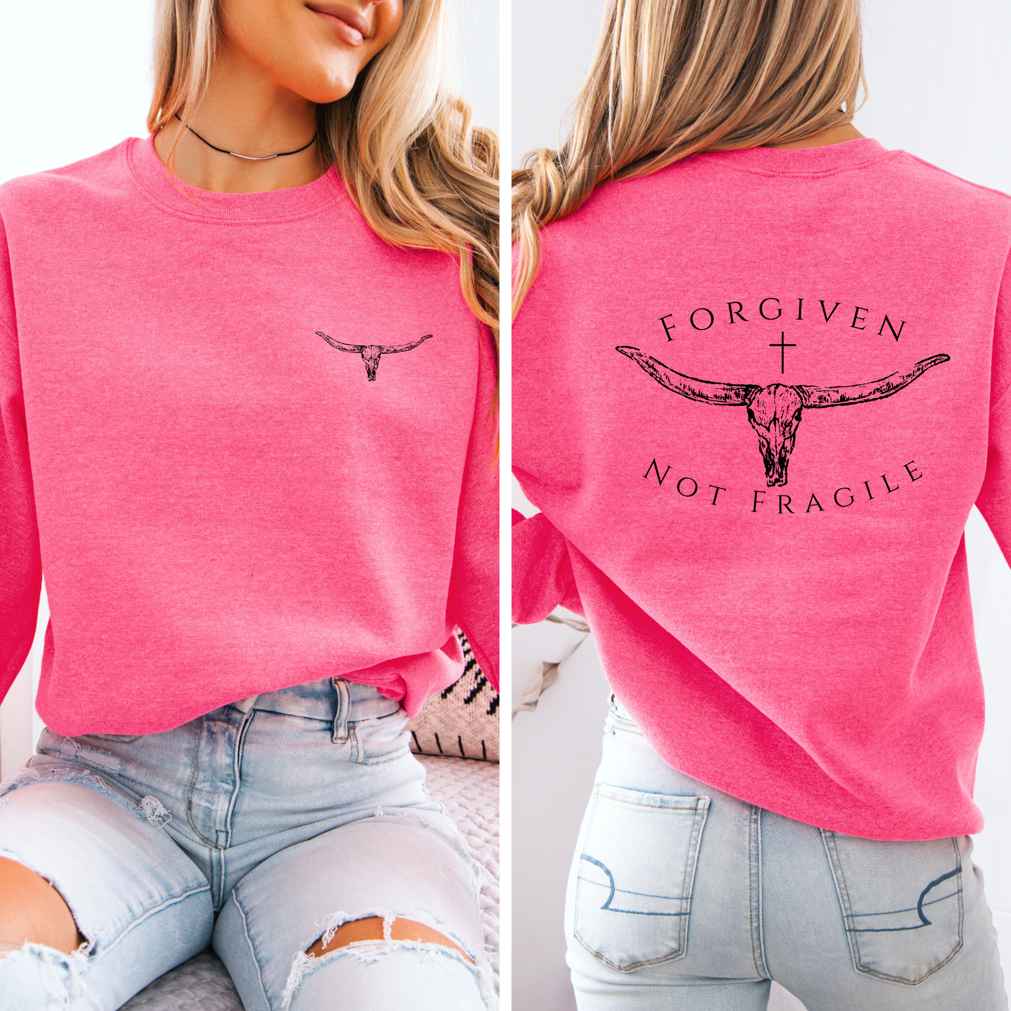 Forgiven Not Fragile Crewneck