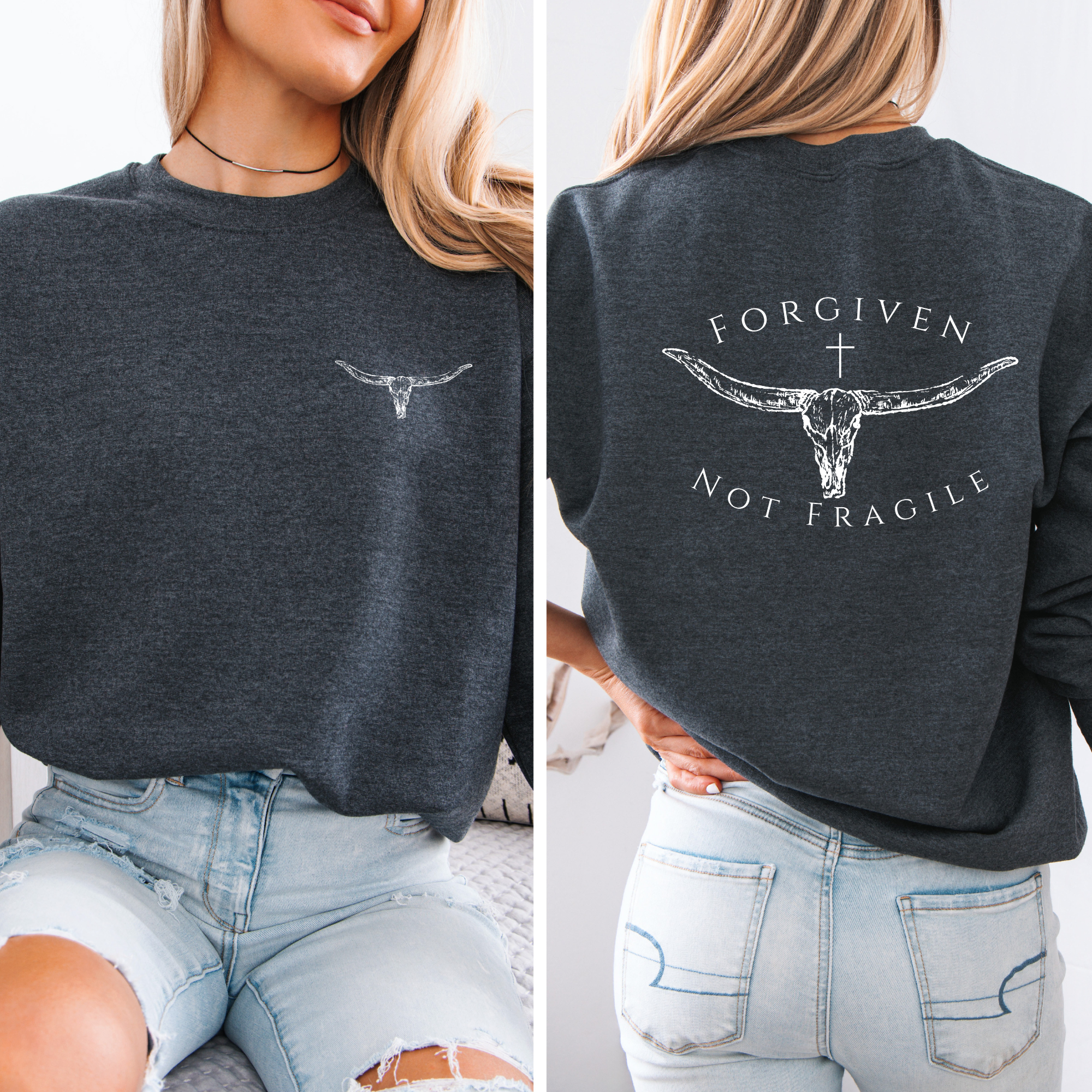 Forgiven Not Fragile Crewneck