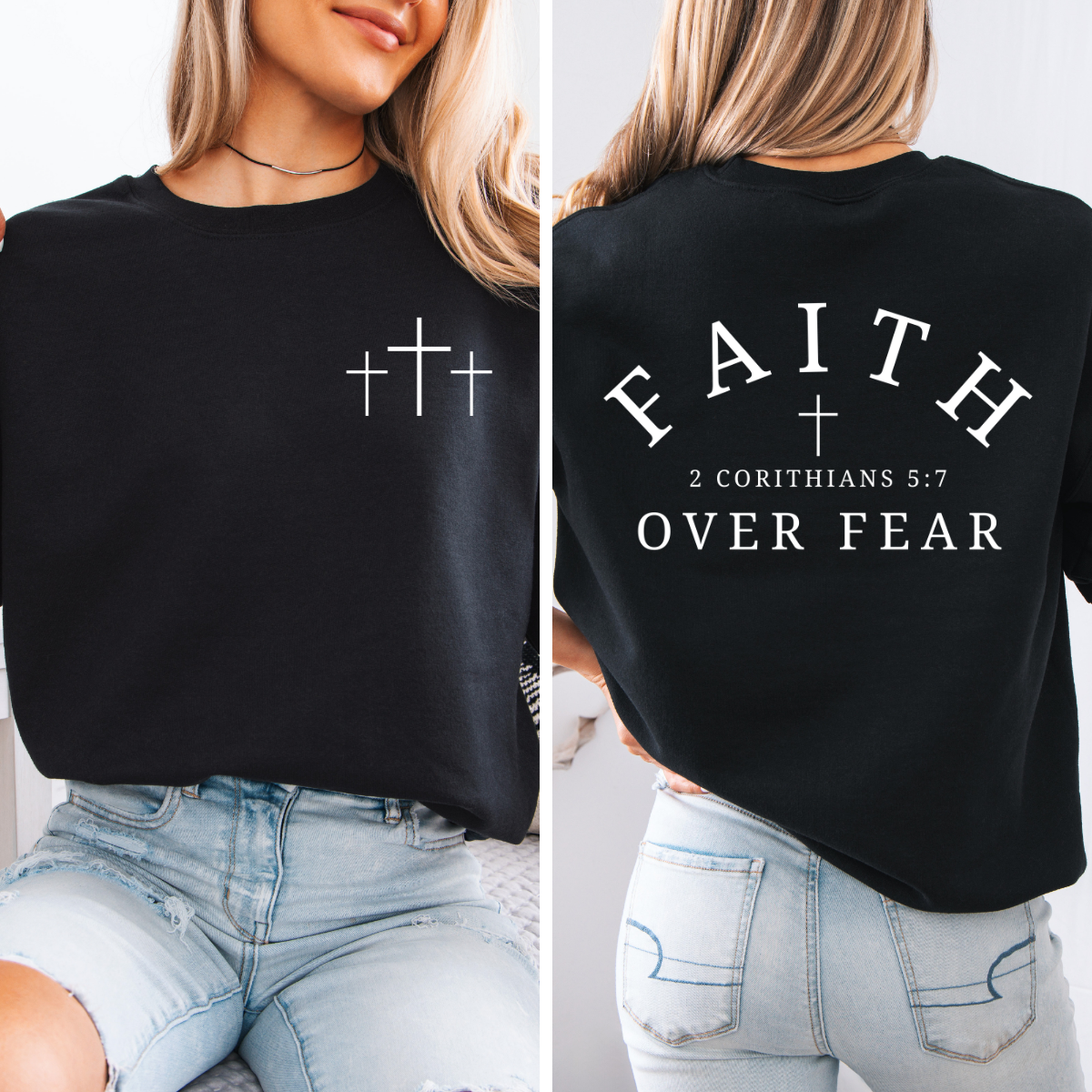 Faith Over Fear Crewneck