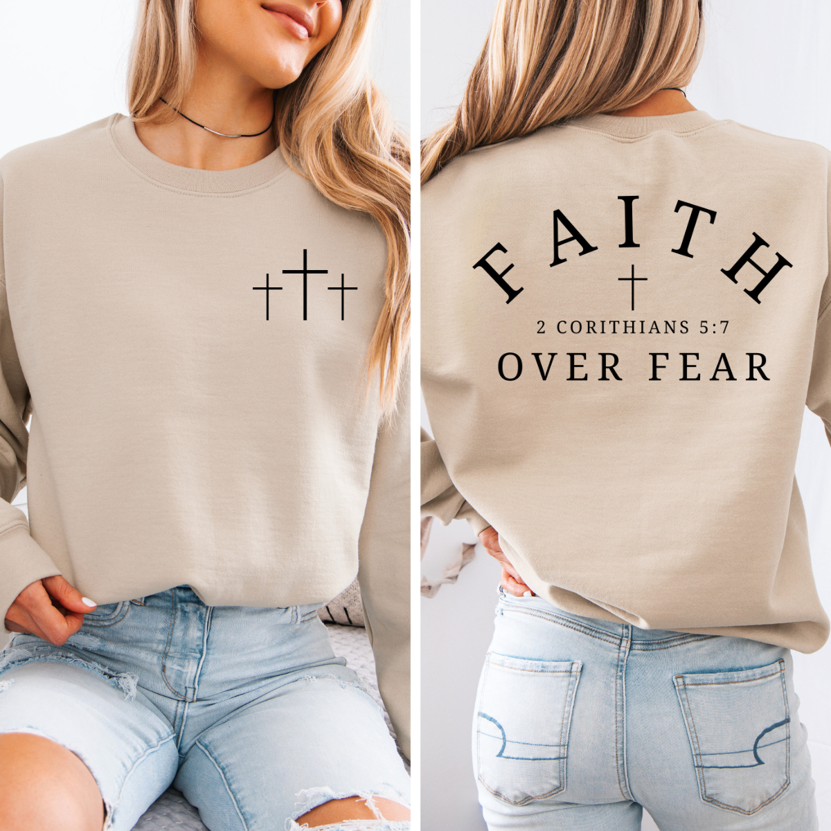 Faith Over Fear Crewneck