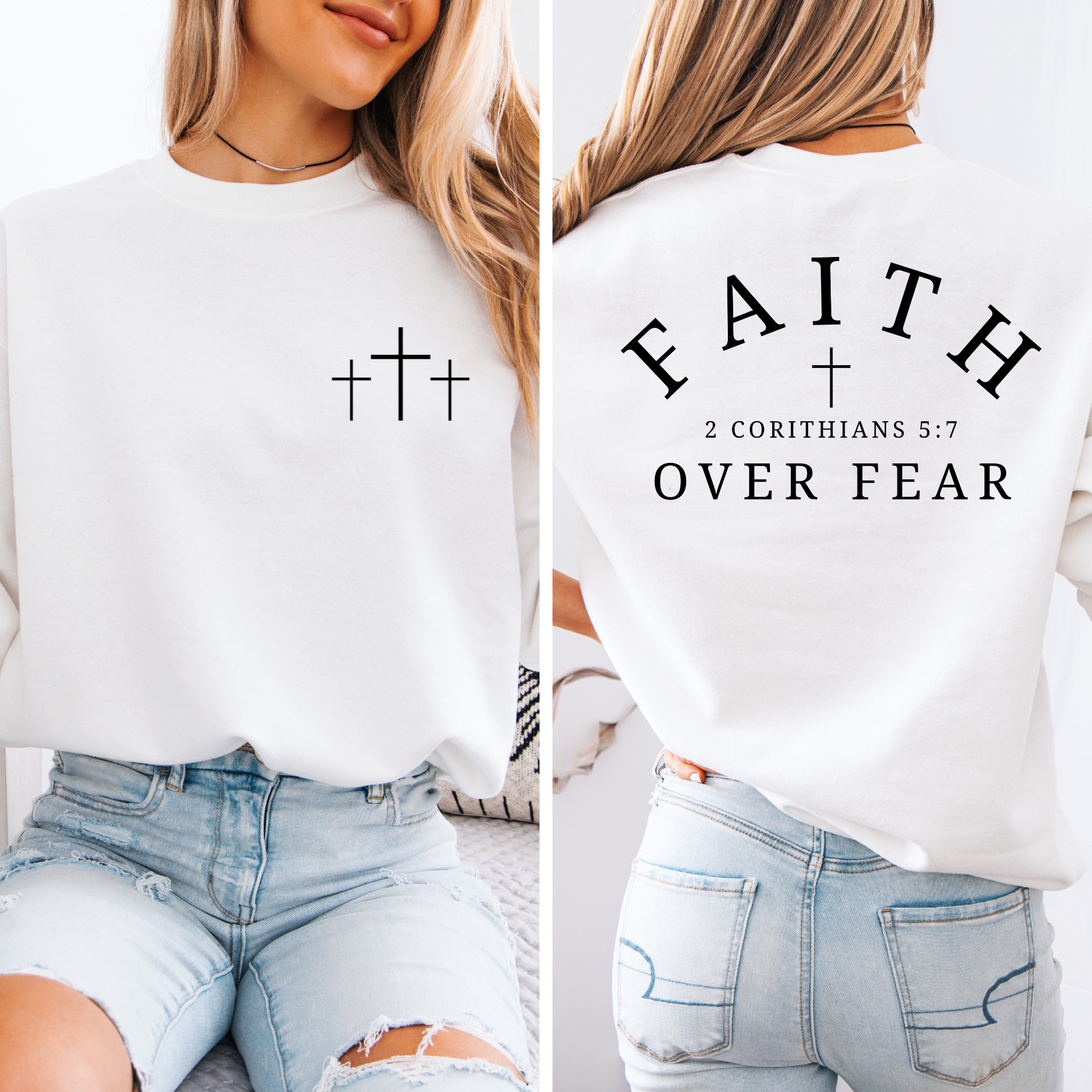 Faith Over Fear Crewneck