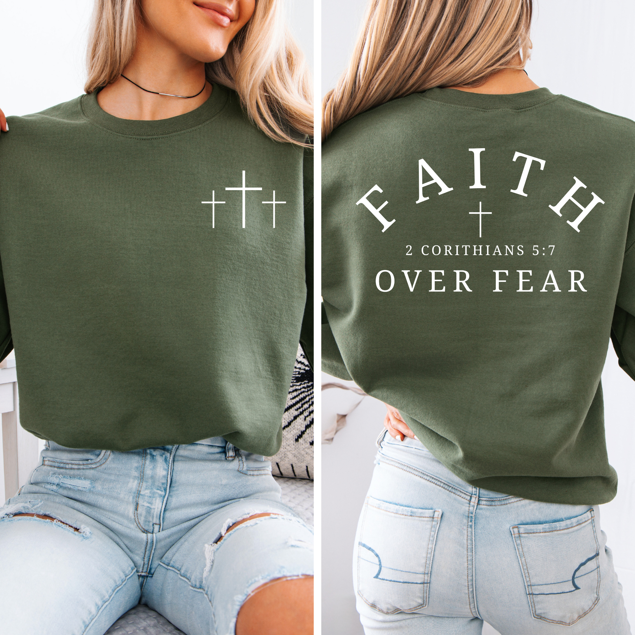 Faith Over Fear Crewneck