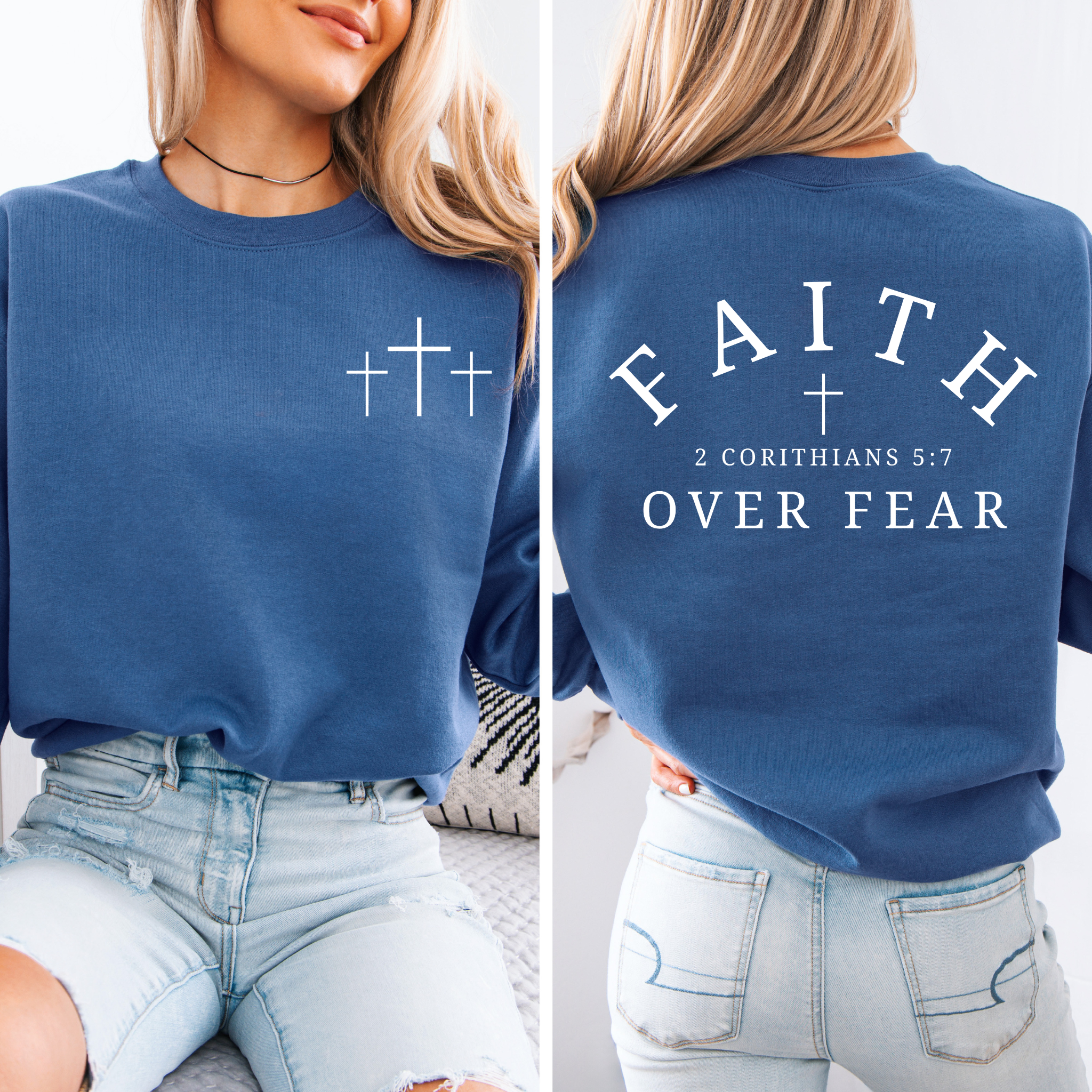 Faith Over Fear Crewneck