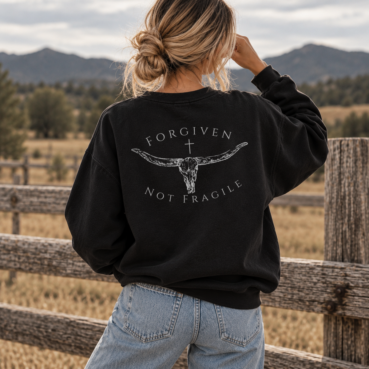 Forgiven Not Fragile Crewneck
