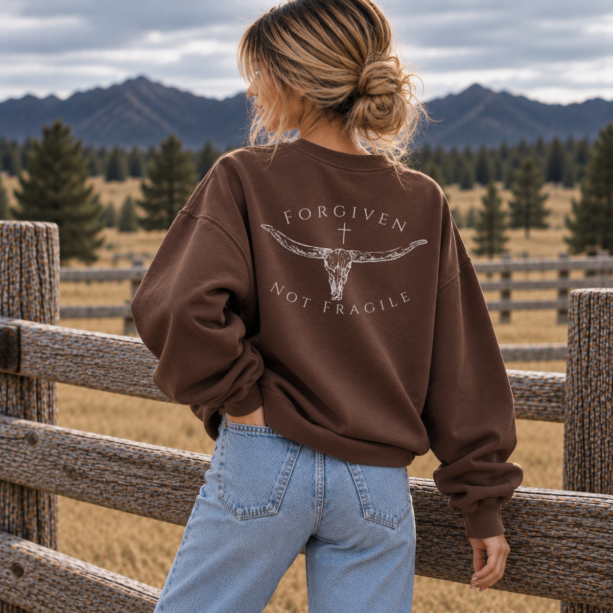 Forgiven Not Fragile Crewneck