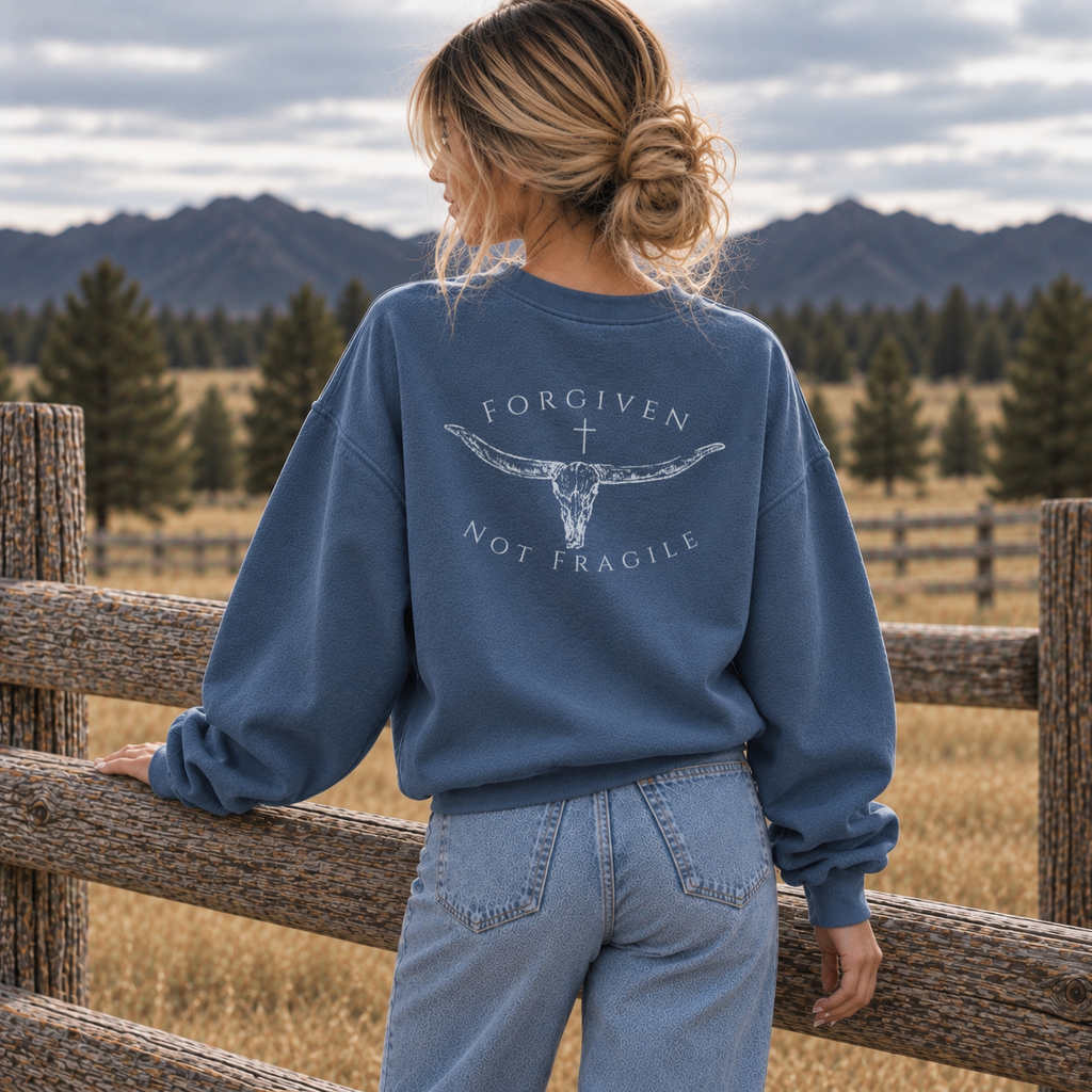 Forgiven Not Fragile Crewneck