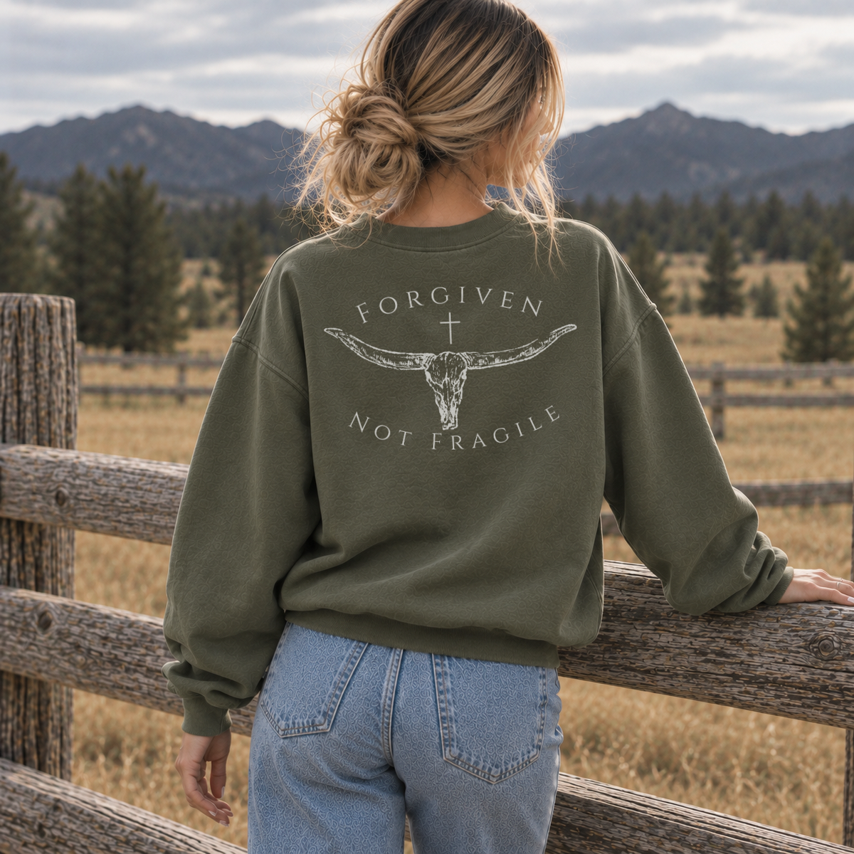 Forgiven Not Fragile Crewneck