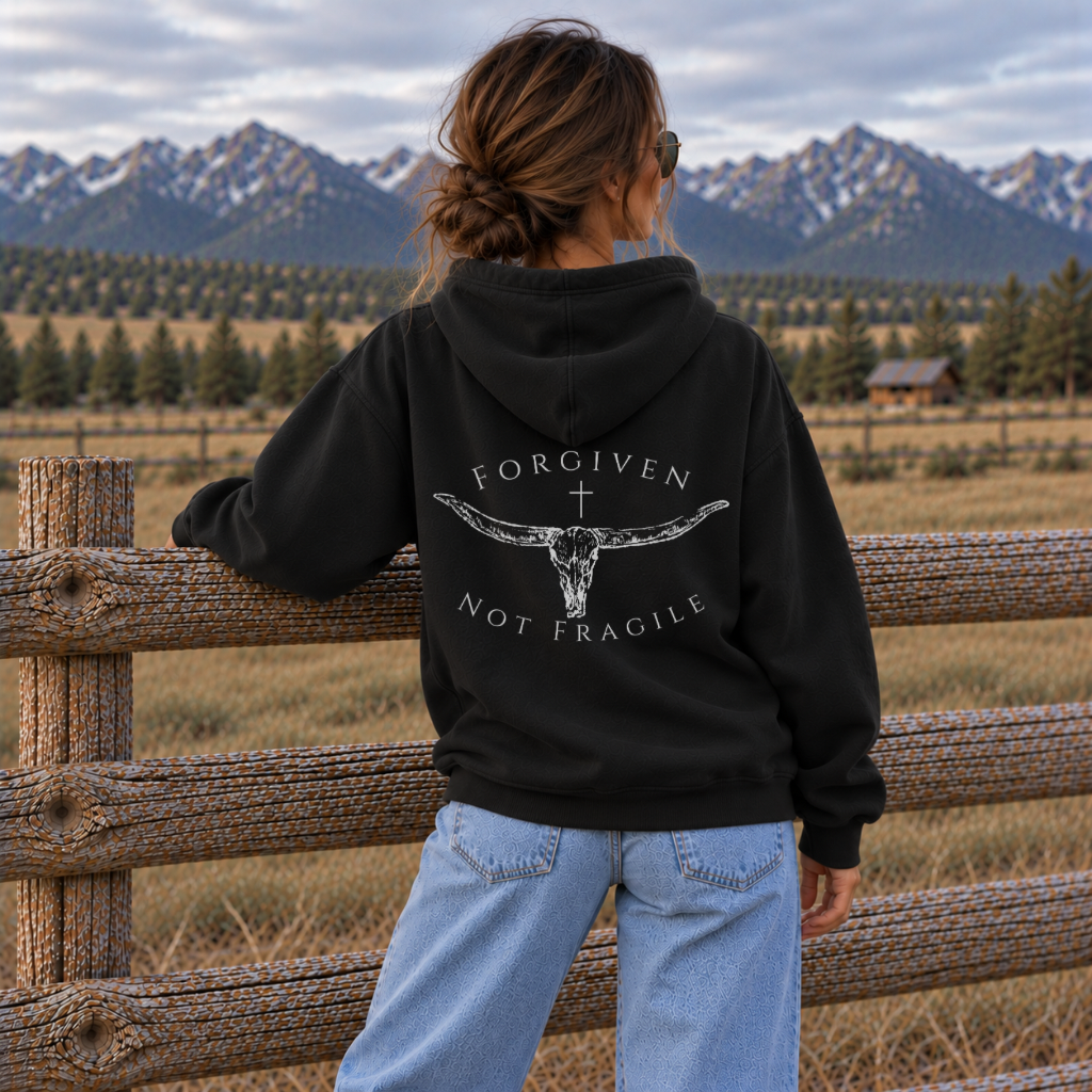 Forgiven Not Fragile Hoodie