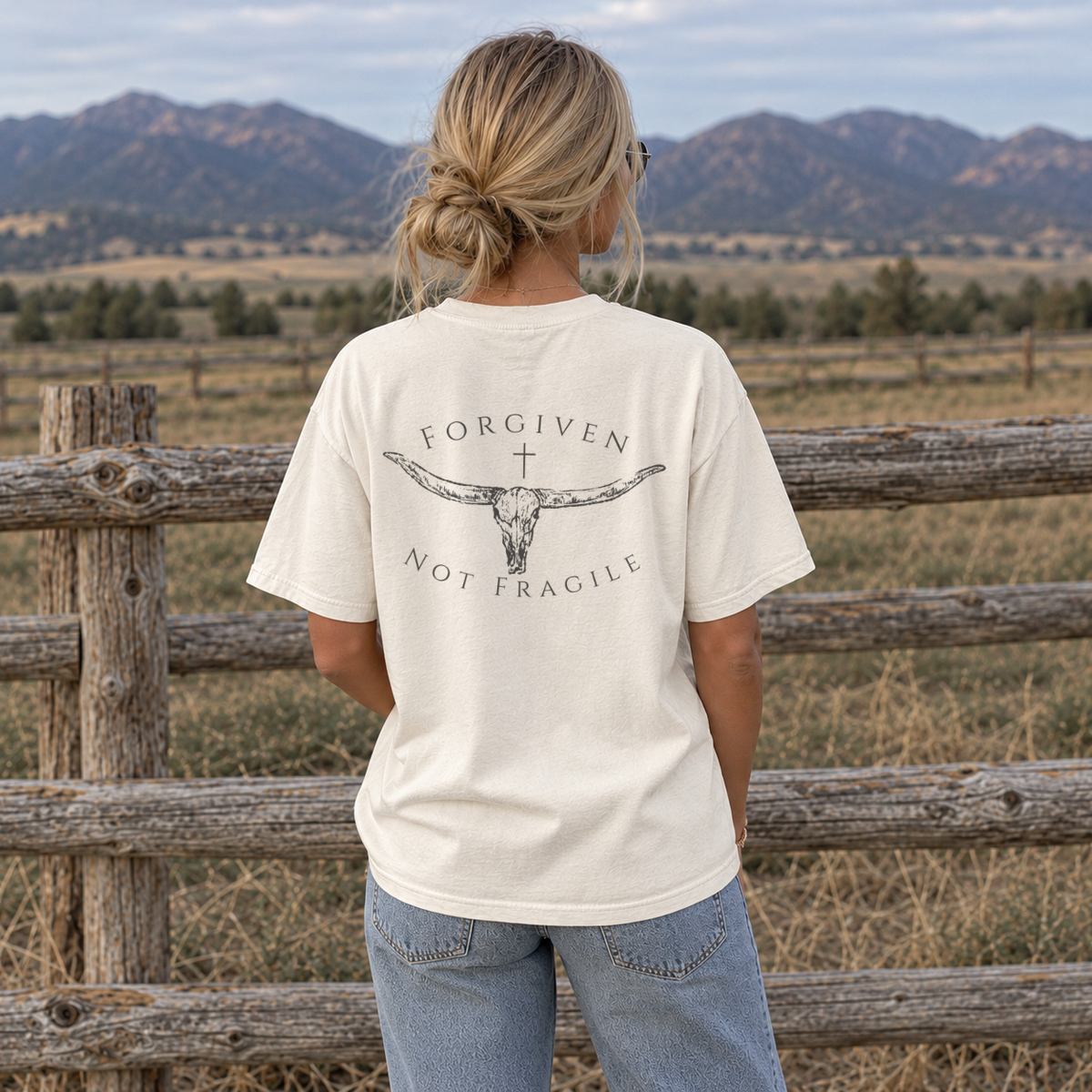 Forgiven Not Fragile Tee