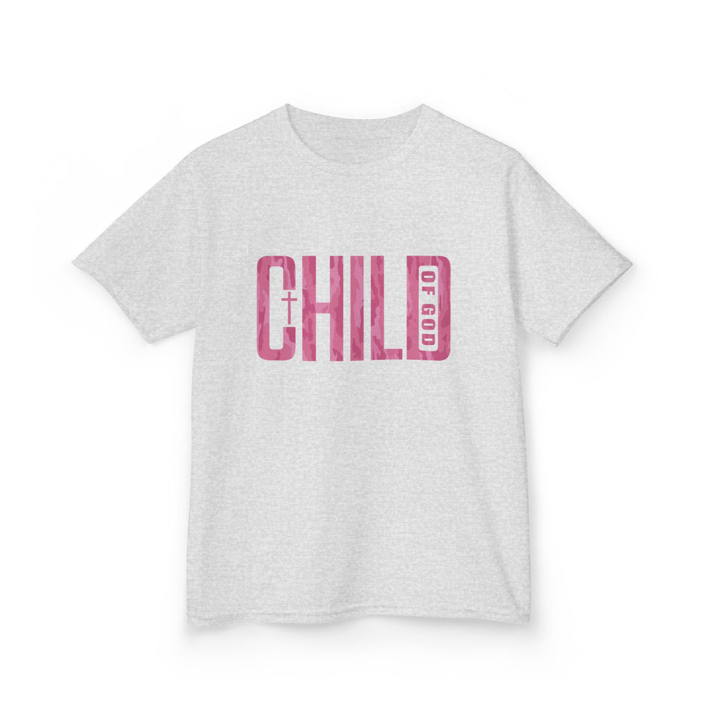 Youth Child of God Pink Camo Tee