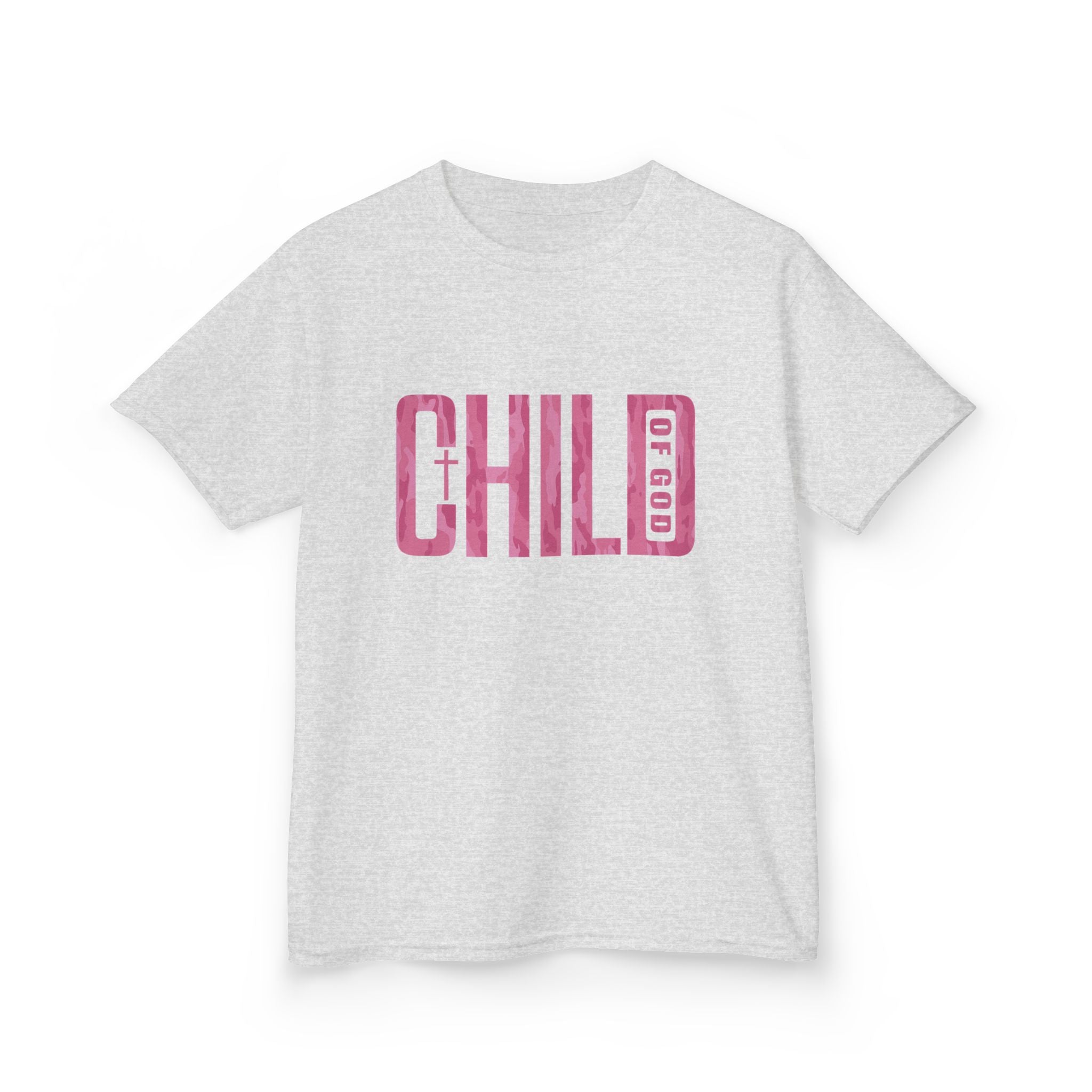 Youth Child of God Pink Camo Tee
