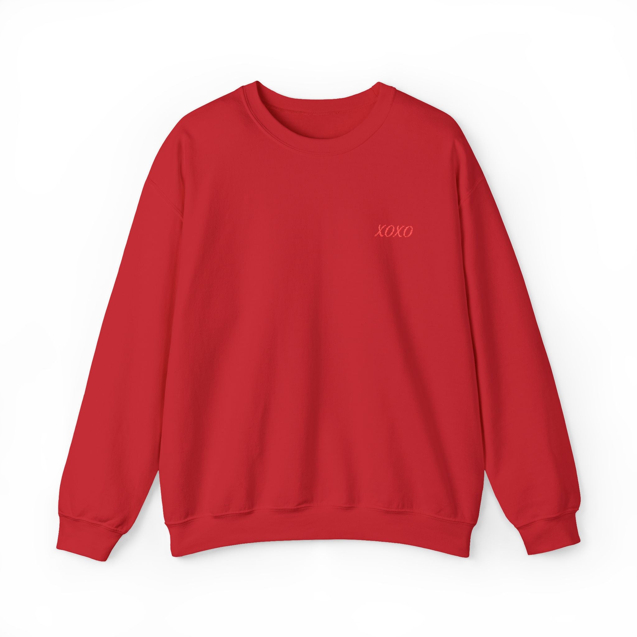 XOXO Embroidered Crewneck Sweatshirt