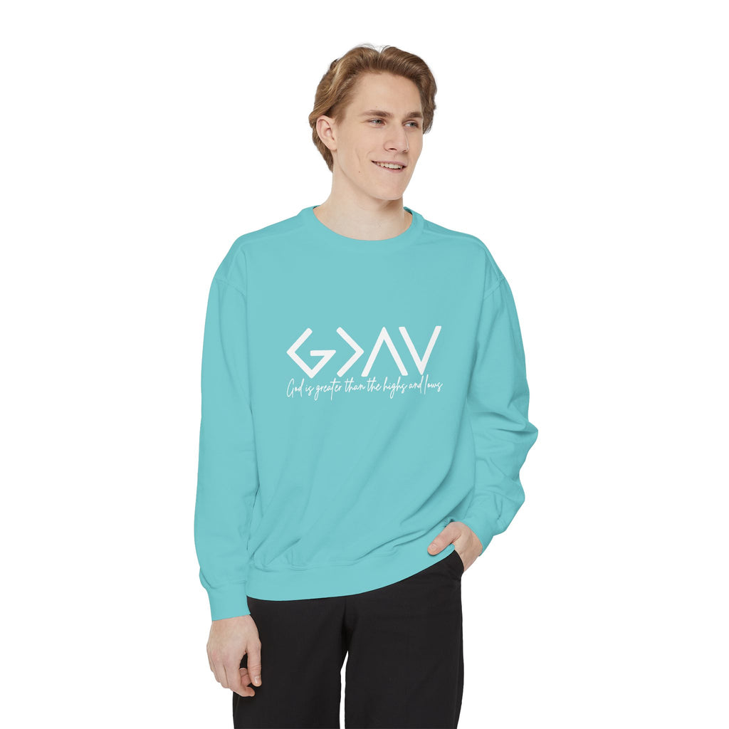 God Is Greater - Comfort Colors Crew