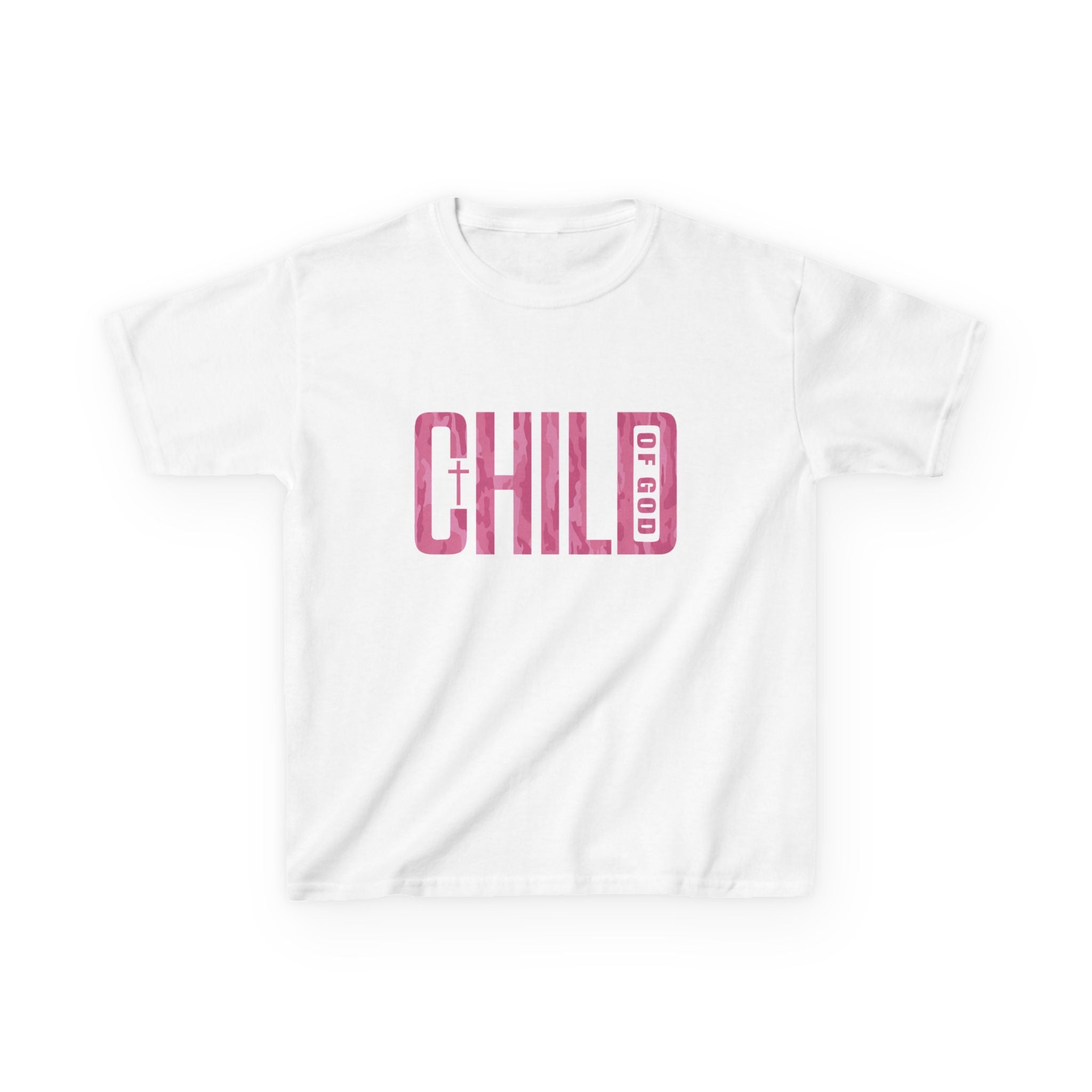 Youth Child of God Pink Camo Tee