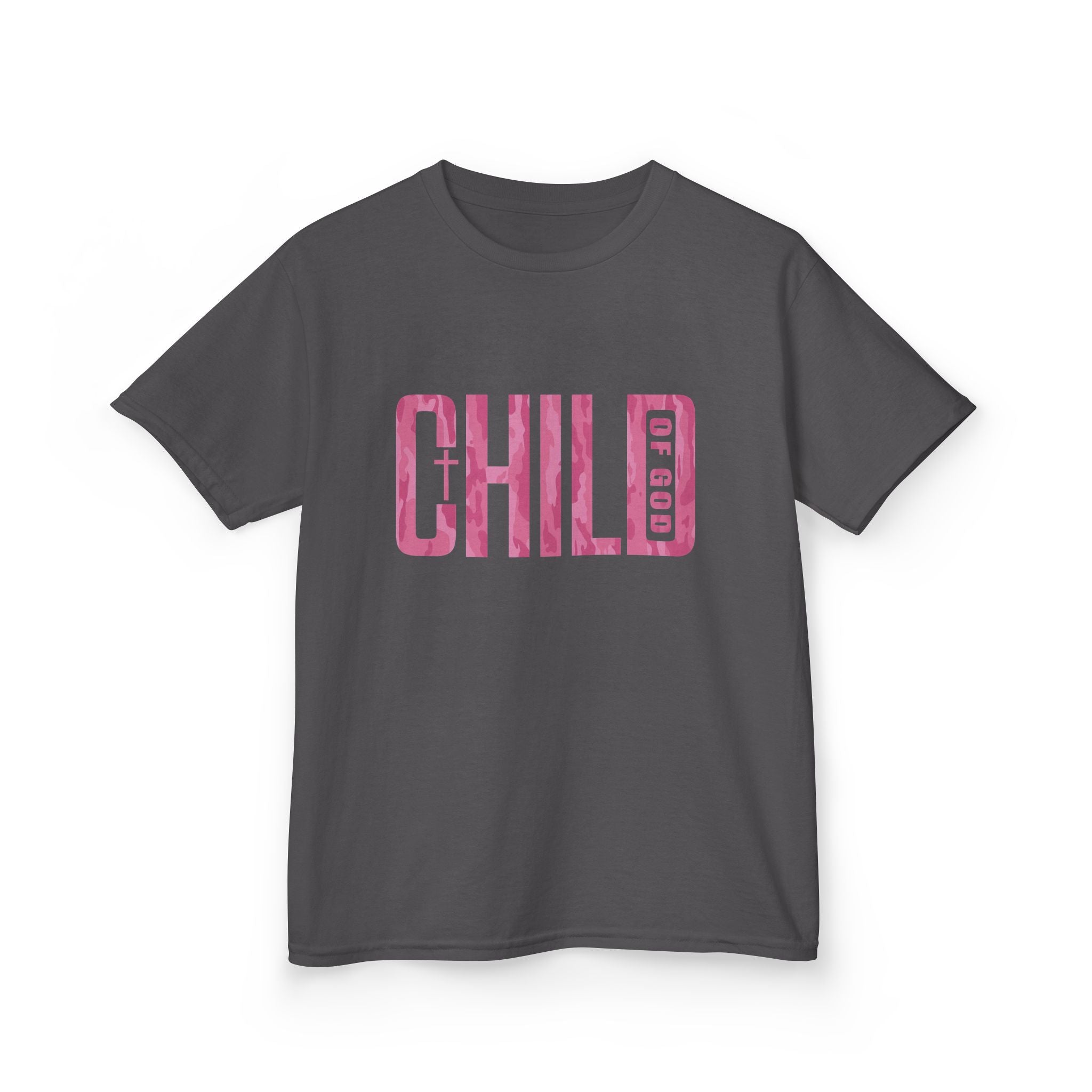 Youth Child of God Pink Camo Tee