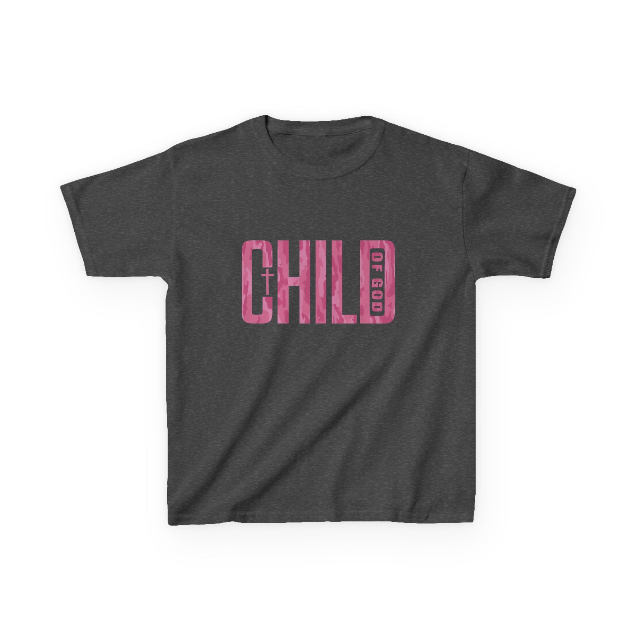 Youth Child of God Pink Camo Tee