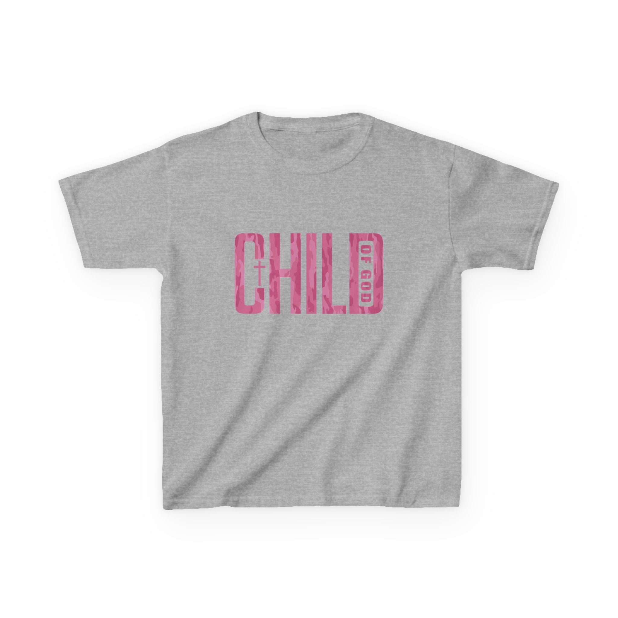 Youth Child of God Pink Camo Tee