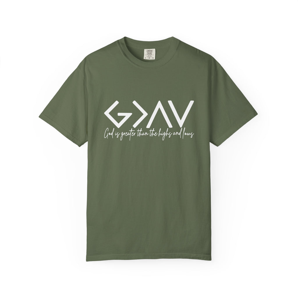 God Is Greater Tee - Comfort Colors